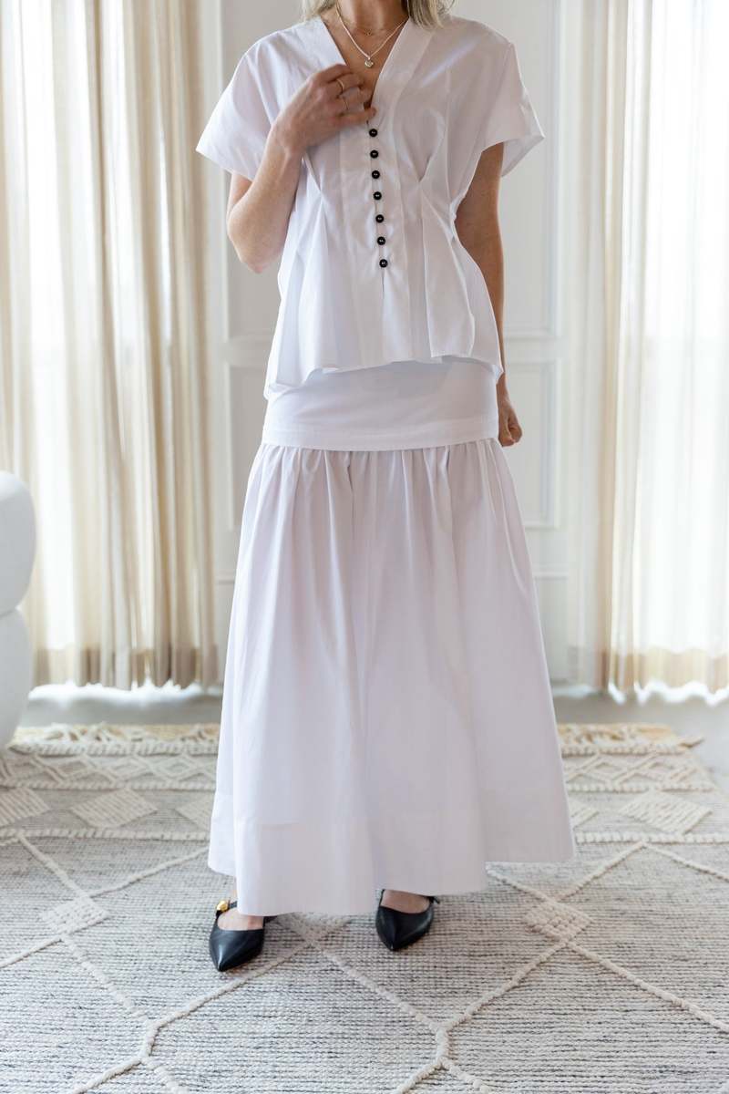 House of Dagmar Cotton Maxi Skirt