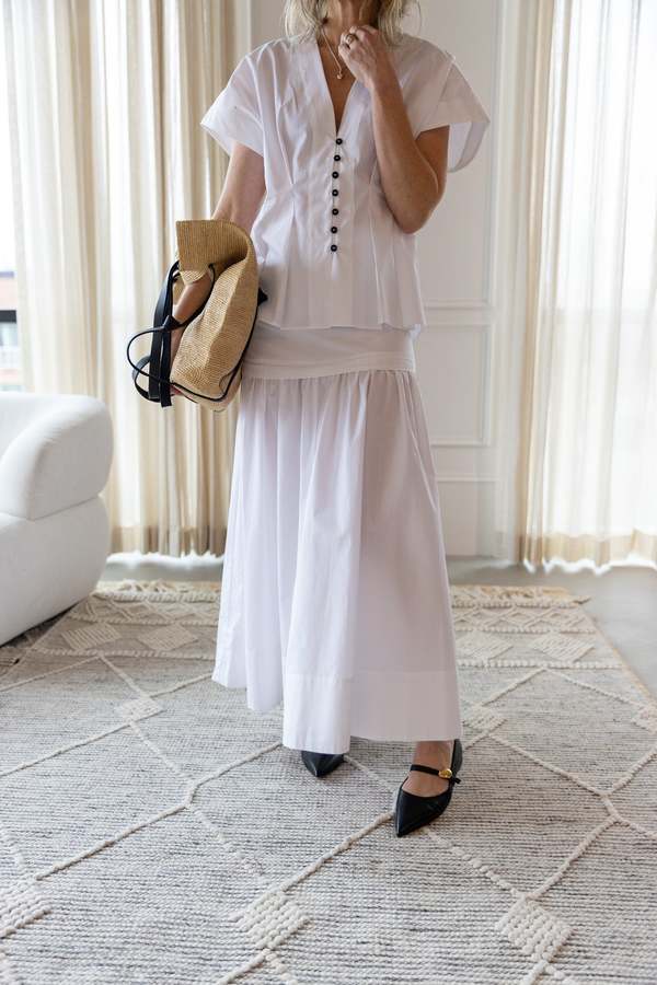 House of Dagmar Cotton Maxi Skirt