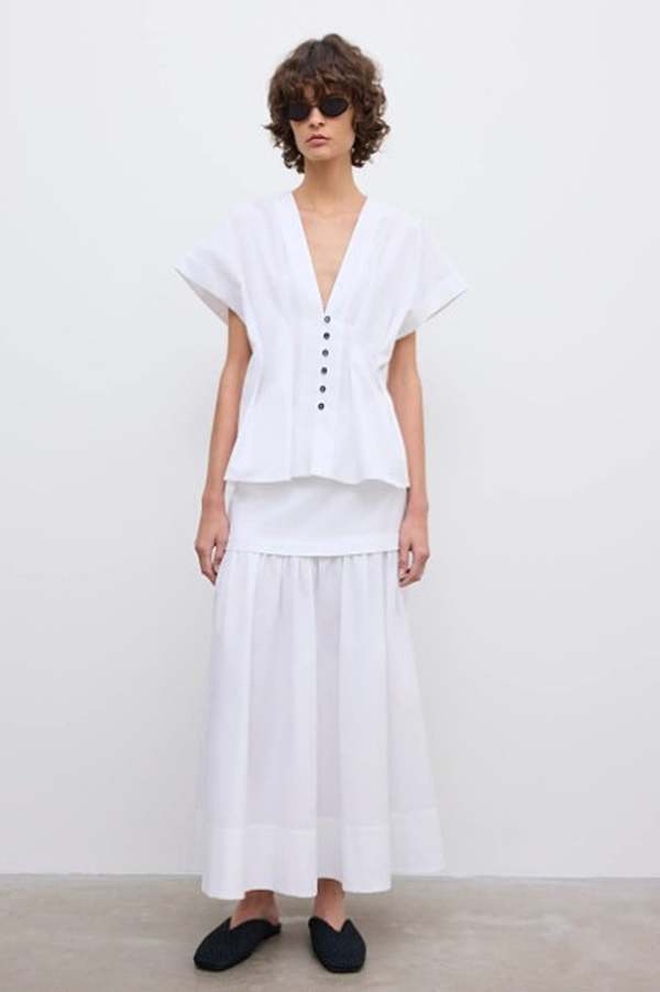House of Dagmar Cotton Maxi Skirt