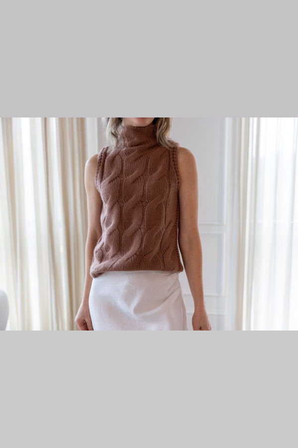 House of Dagmar Draped Midi Skirt