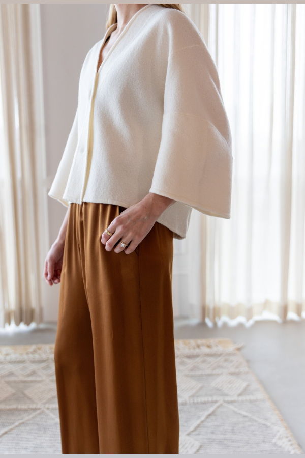 House of Dagmar Short Wool Cardigan