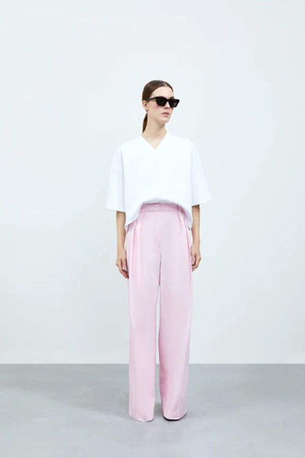 Rhune Ella V Neck Top - White