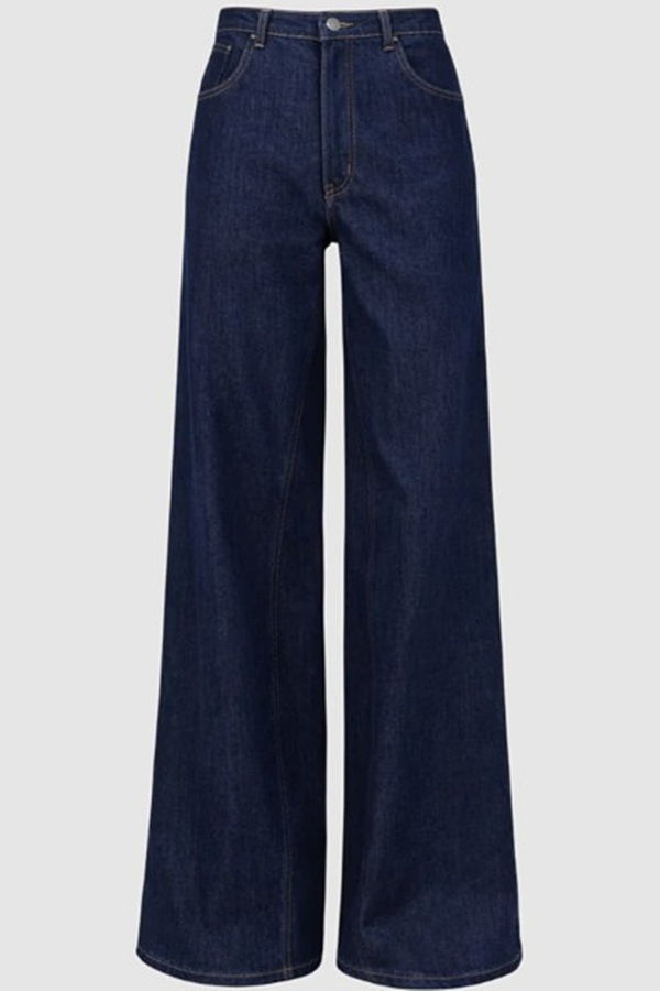 Rhune Feline Denim Pants - Navy