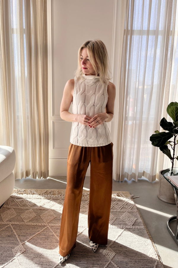 SABLYN Brynn High Rise Pull On Wide Leg Pants
