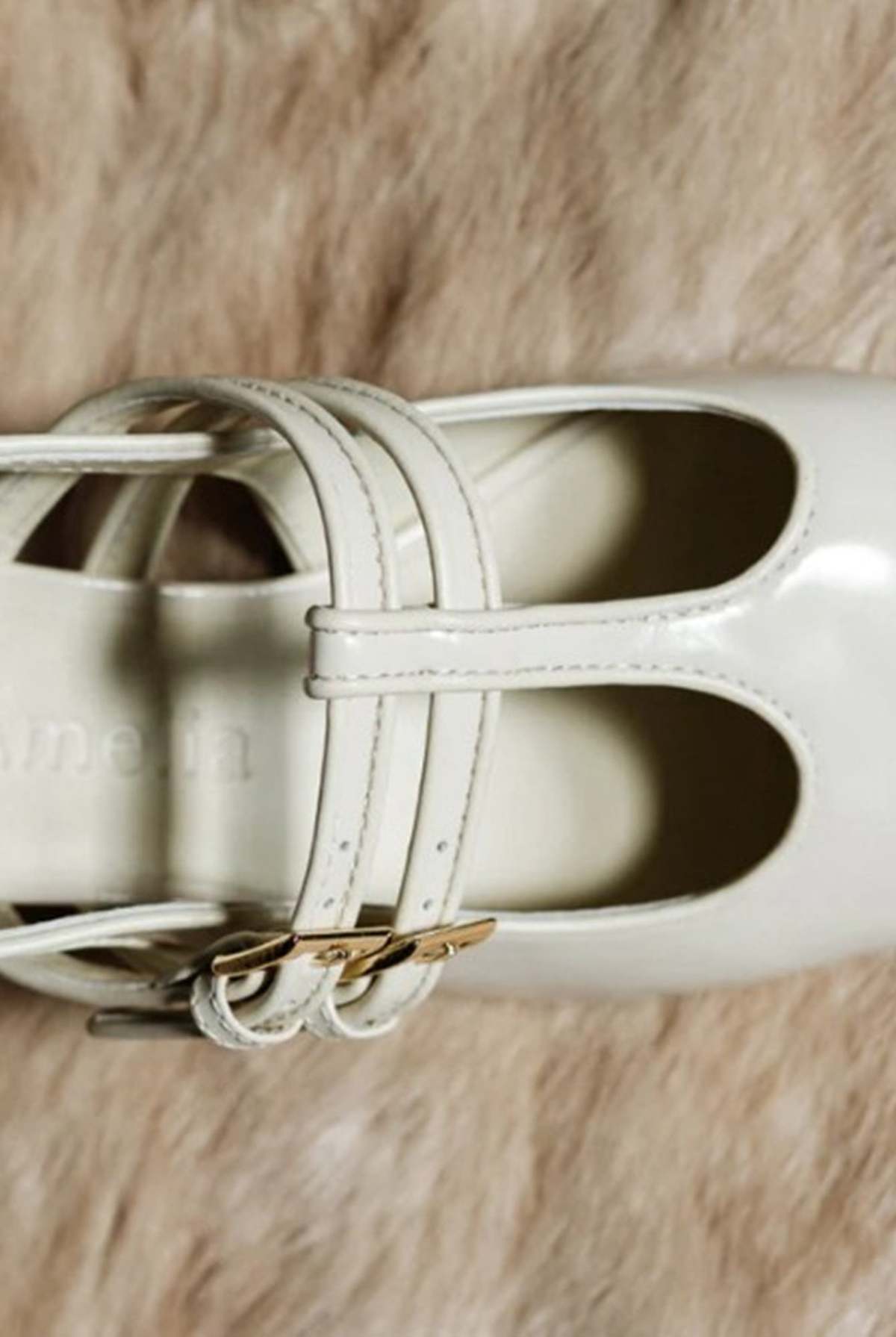 STUDIO AMELIA Alto 50 Slingback Heels - Cream - Image 6 of 8