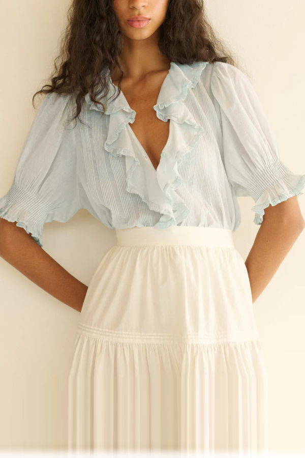 DÔEN Henri Top - Alice Blue