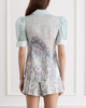 AQUA BLU Jolene Shirt - Triomphe Print - Thumbnail 3