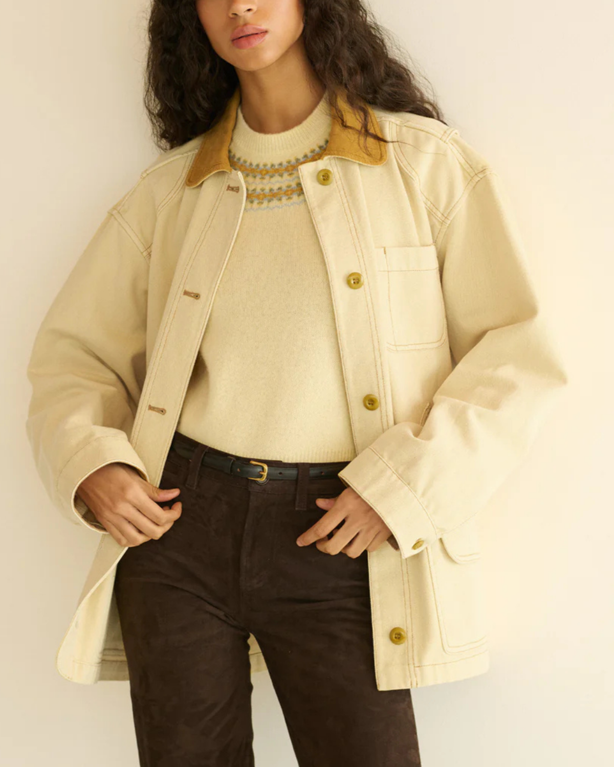 DÔEN Pascual Jacket - Straw - Image 2 of 6