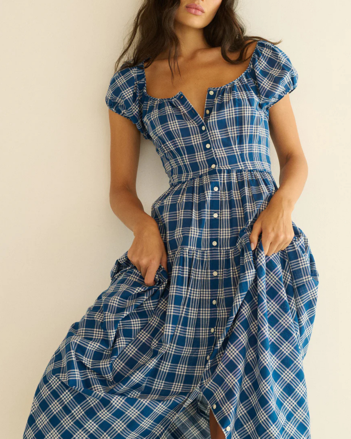 DÔEN Valenne Dress - Dorset Plaid - Image 7 of 7