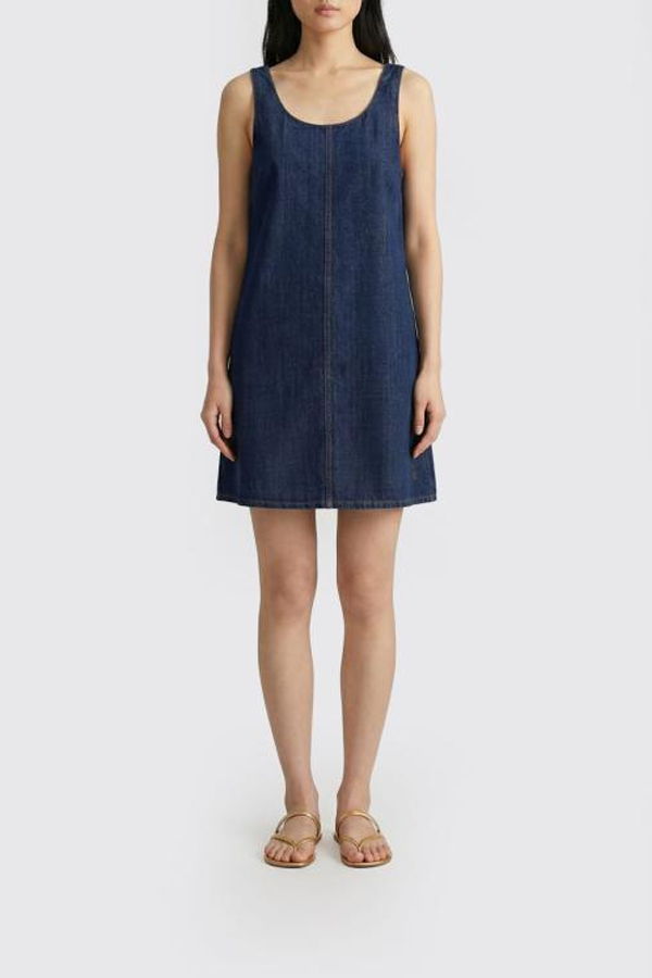 AMI Mid Skirt - Indigo