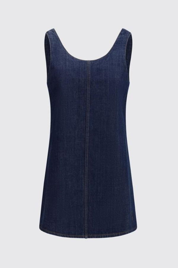 AMI Mid Skirt - Indigo