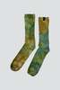 Assembly Bamboo Sock - Green/Orange Tie Dye - Thumbnail 1