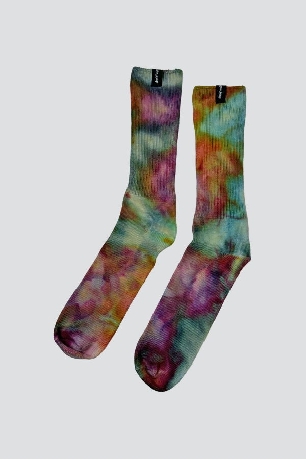 Assembly Bamboo Multi Tie Dye Sock
