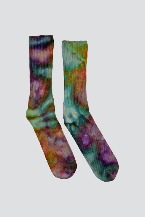 Assembly Bamboo Multi Tie Dye Sock