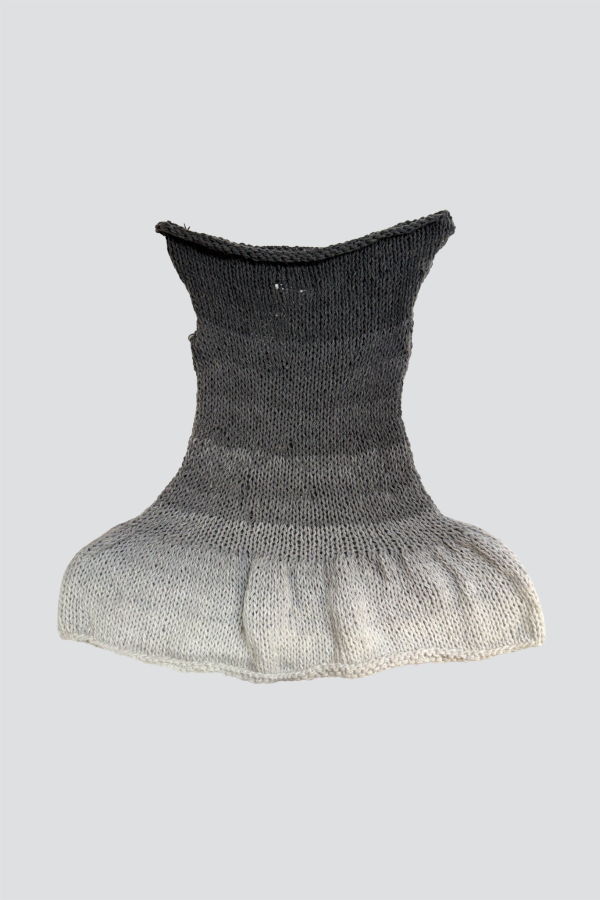 Synph17 Grey Gradient Knit Dress