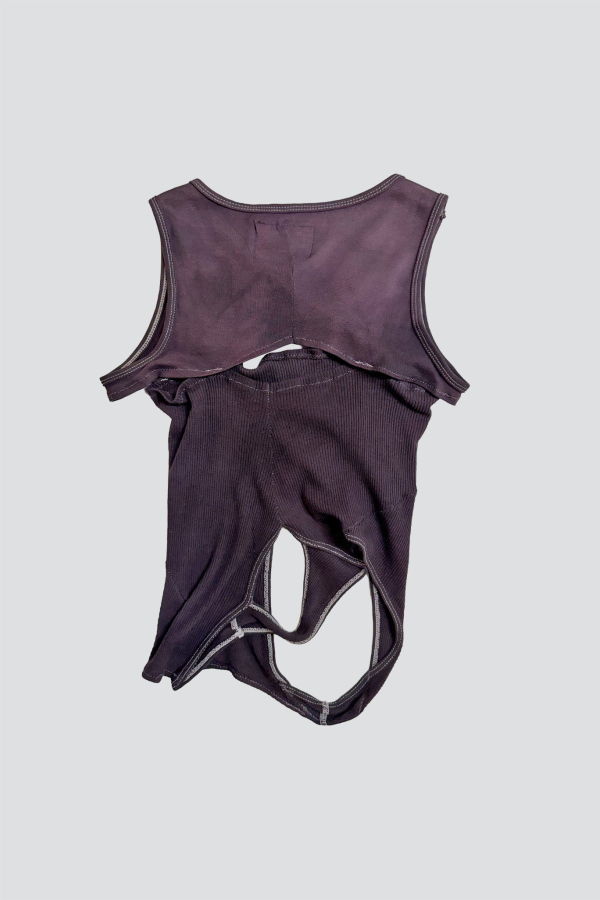 Synph17 Purple Asymmetric Tank Top - Purple