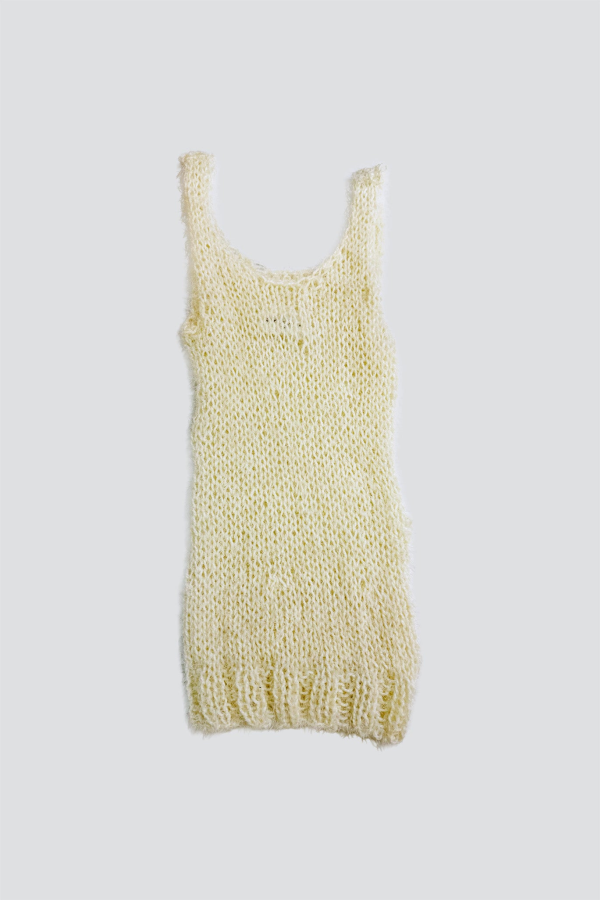 Synph17 White Knit Tank Top