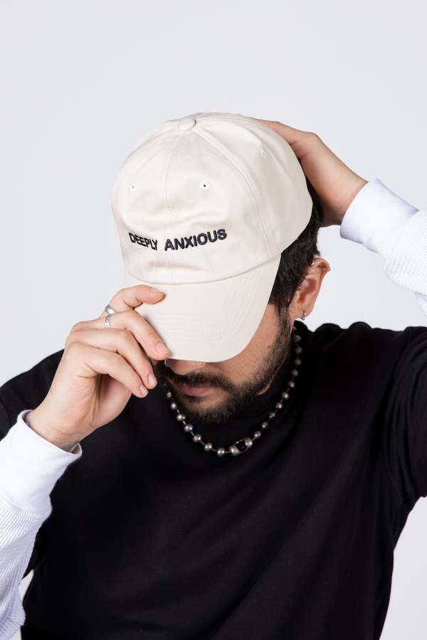 "INTENTIONALLY __________." Deeply Anxious Dad Cap