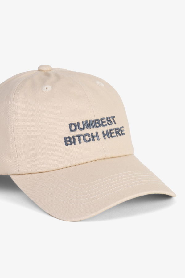 "INTENTIONALLY __________." Dumbest Bitch Here Dad Cap