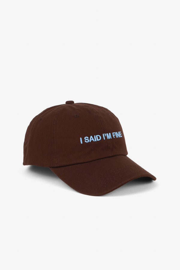 "INTENTIONALLY __________." I'M FINE Dad Cap
