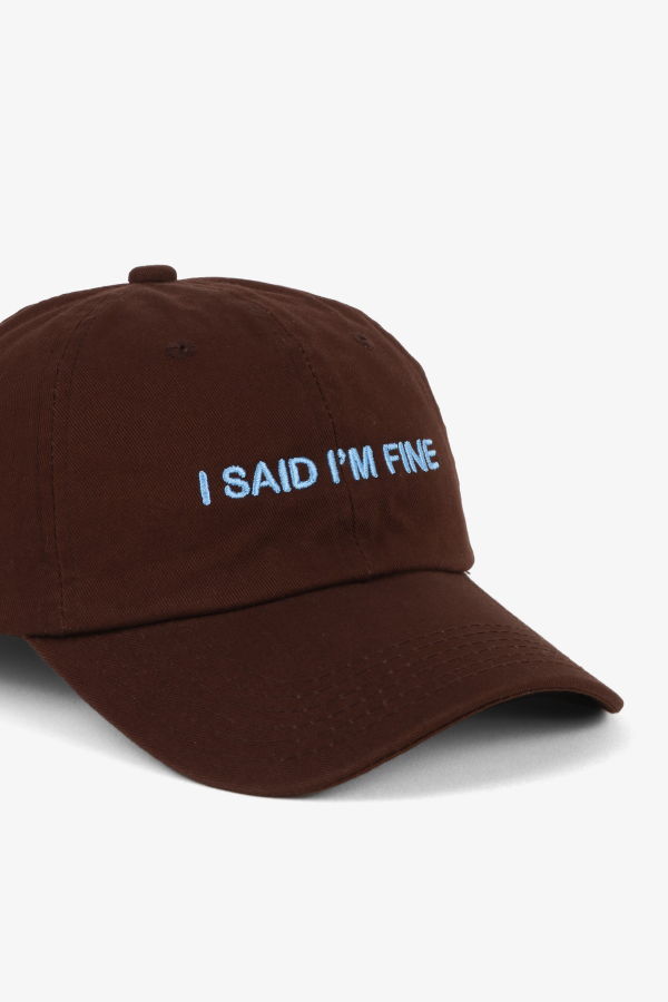 "INTENTIONALLY __________." I'M FINE Dad Cap
