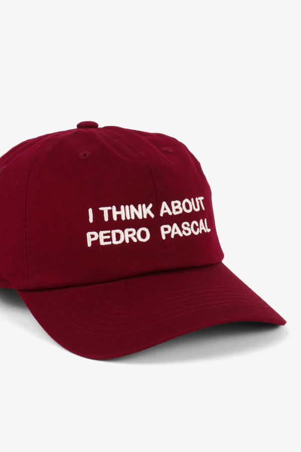 "INTENTIONALLY __________." Pedro Pascal Dad Cap