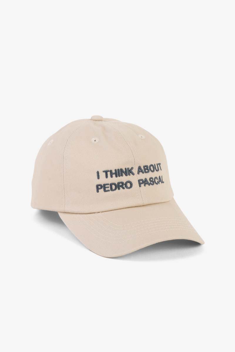 "INTENTIONALLY __________." Pedro Pascal Dad Cap