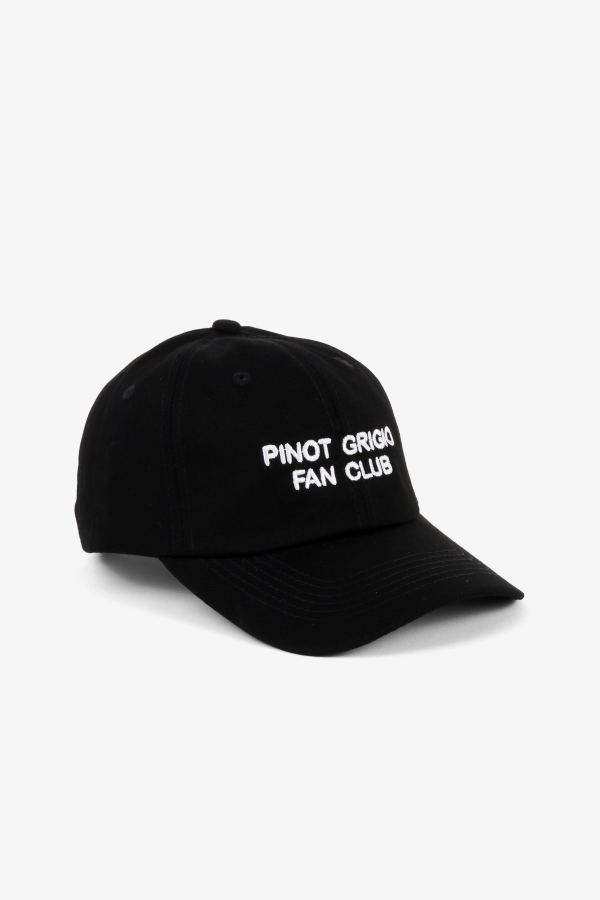 "INTENTIONALLY __________." Pinot Grigio Fan Club Dad Cap - Red/Pink