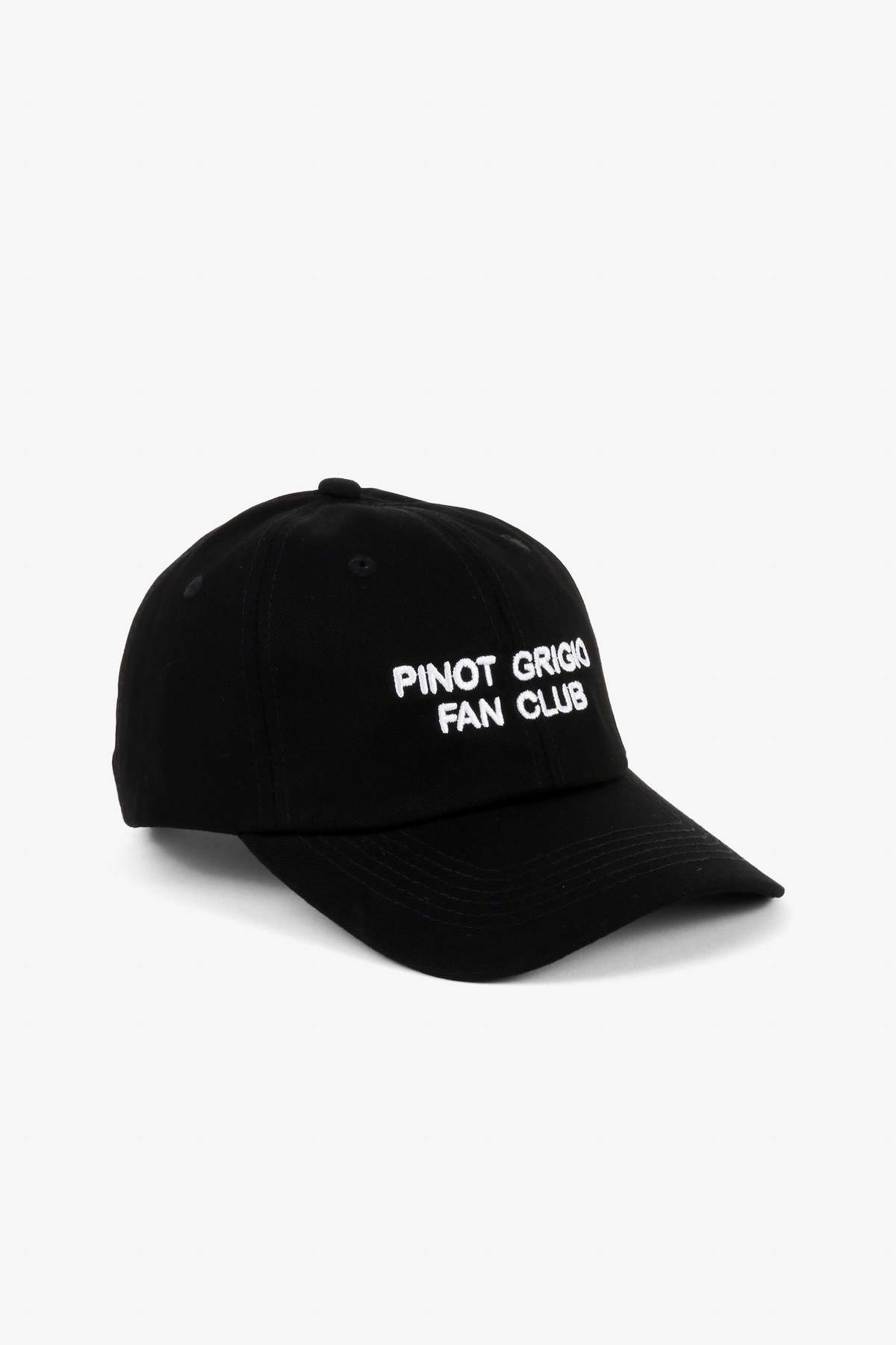 "INTENTIONALLY __________." Pinot Grigio Fan Club Dad Cap - Red/Pink - Image 1 of 6