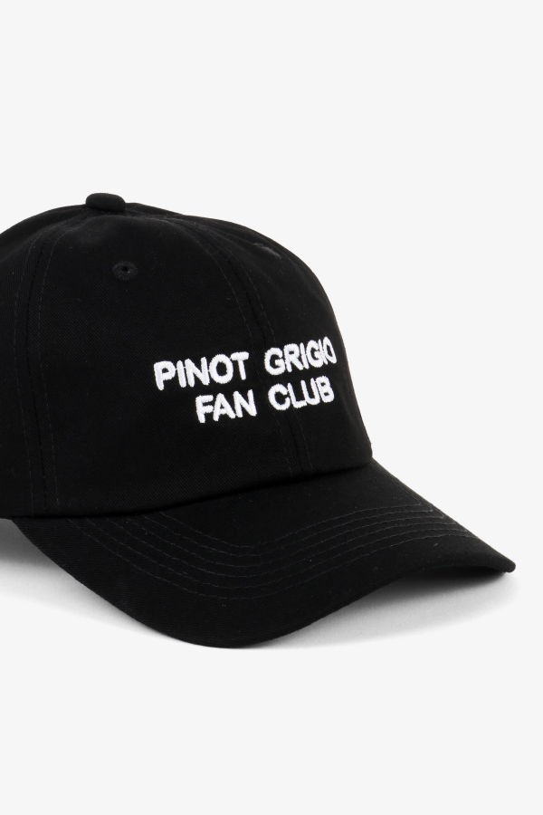 "INTENTIONALLY __________." Pinot Grigio Fan Club Dad Cap - Red/Pink