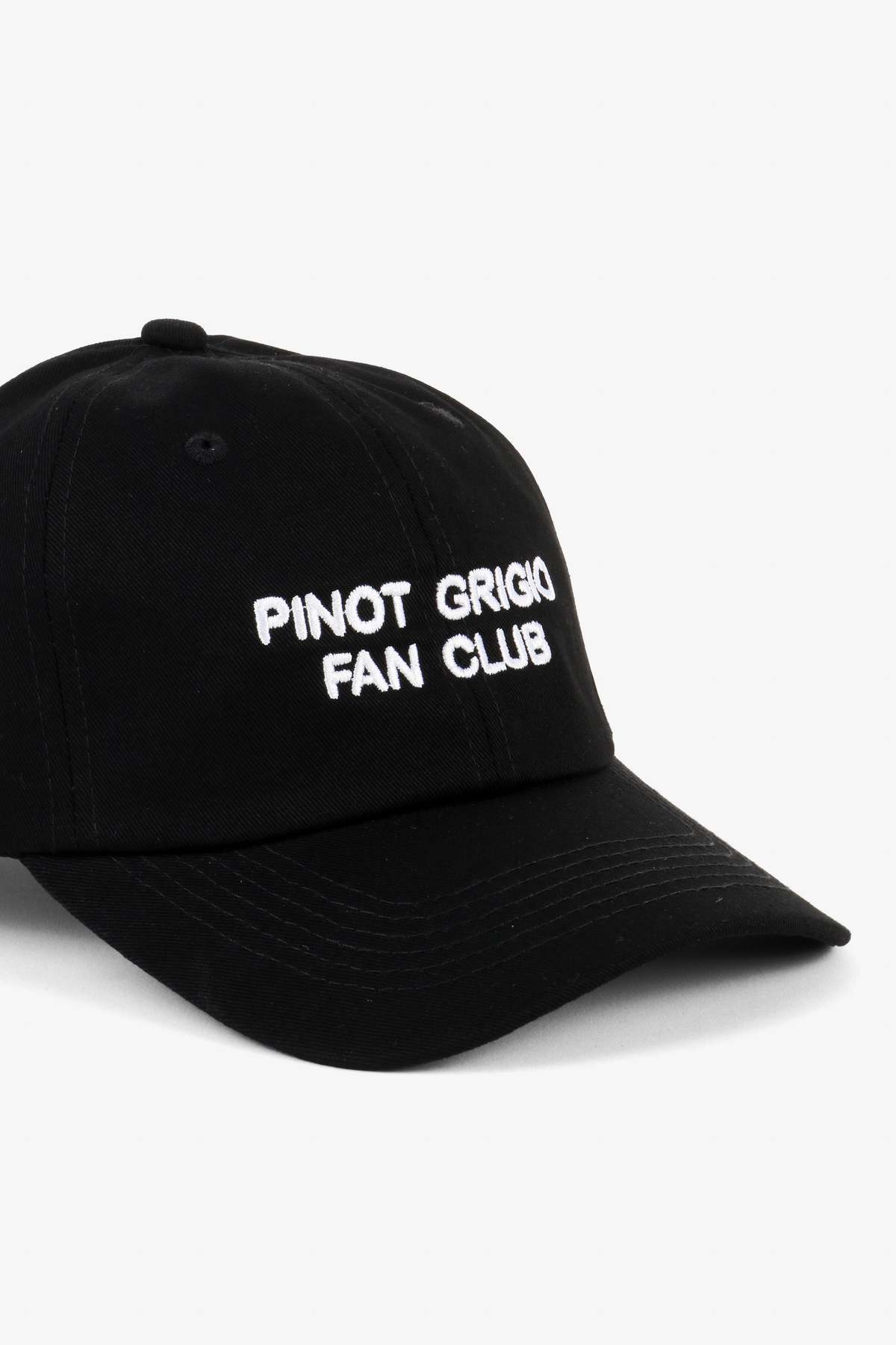 "INTENTIONALLY __________." Pinot Grigio Fan Club Dad Cap - Red/Pink - Image 2 of 6