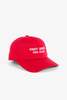 "INTENTIONALLY __________." Pinot Grigio Fan Club Dad Cap - Red/Pink - Thumbnail 4