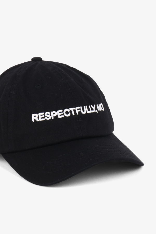 "INTENTIONALLY __________." Respectfully, No Dad Cap