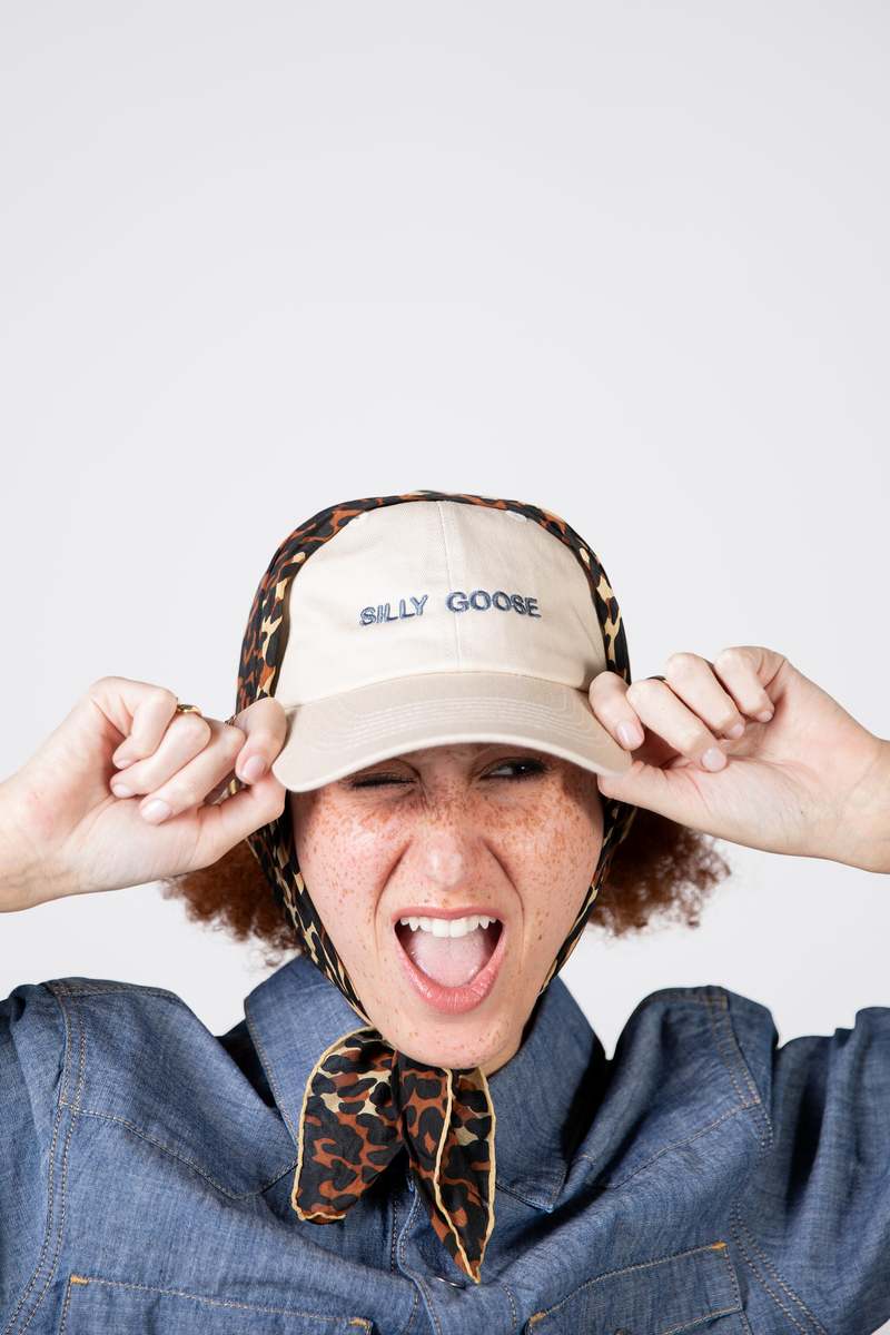 "INTENTIONALLY __________." Silly Goose Dad Cap