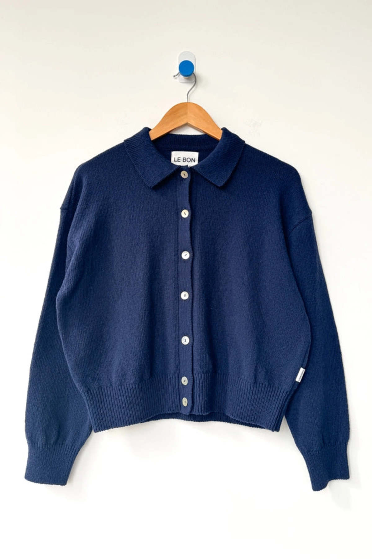Le Bon Shoppe The Club Cardigan - Navy - Image 2 of 3
