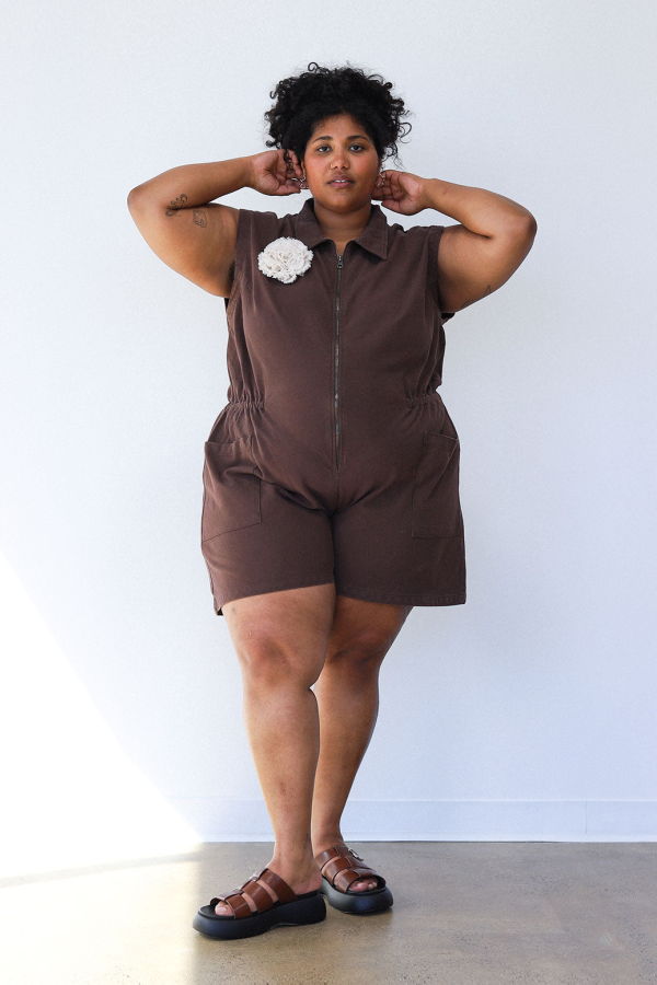 Noble Organic Tank Suit - Chocolate