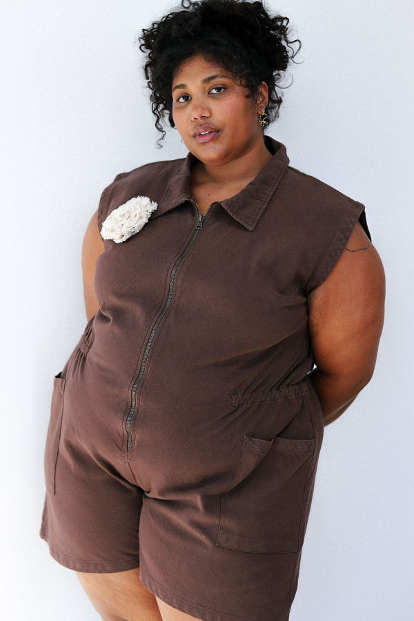 Noble Organic Tank Suit - Chocolate