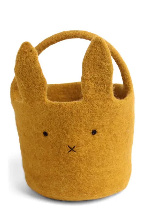 Advice From A Caterpillar Gry & Sif Big Bunny Felted Basket