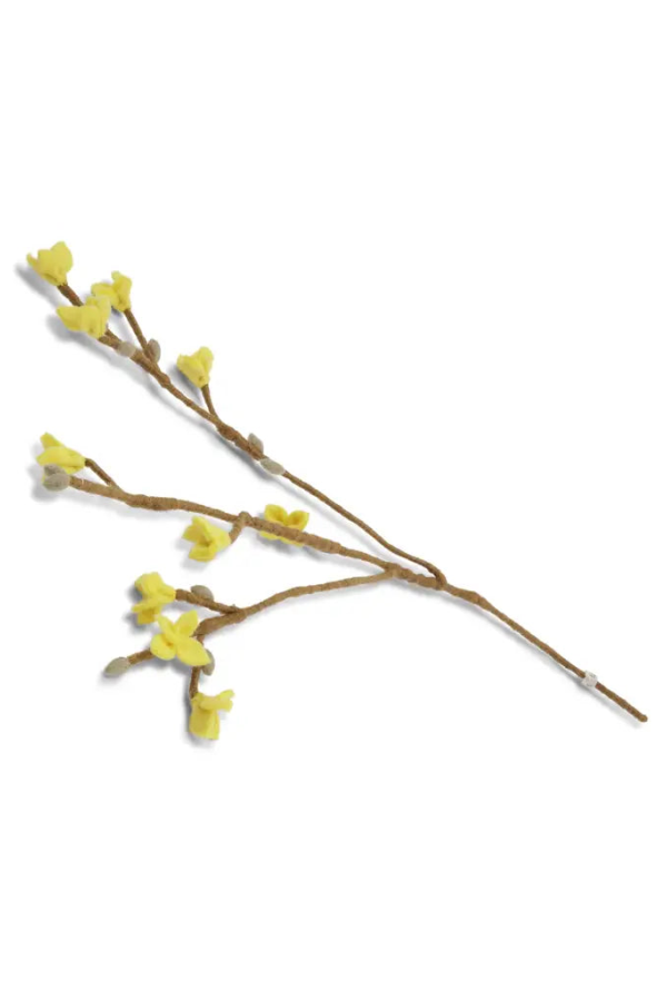 Advice From A Caterpillar Gry and Sif Golden Bell Felted Branch Decor