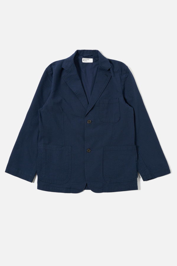 Universal Works Two Button Jacket - Navy
