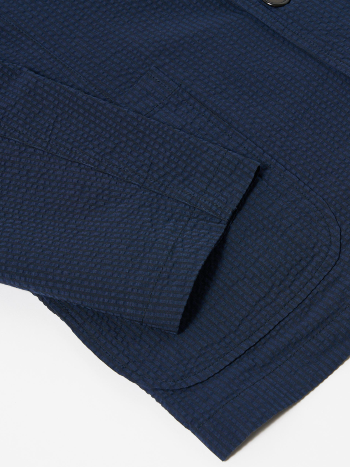 Universal Works Two Button Jacket - Navy - Image 4 of 6