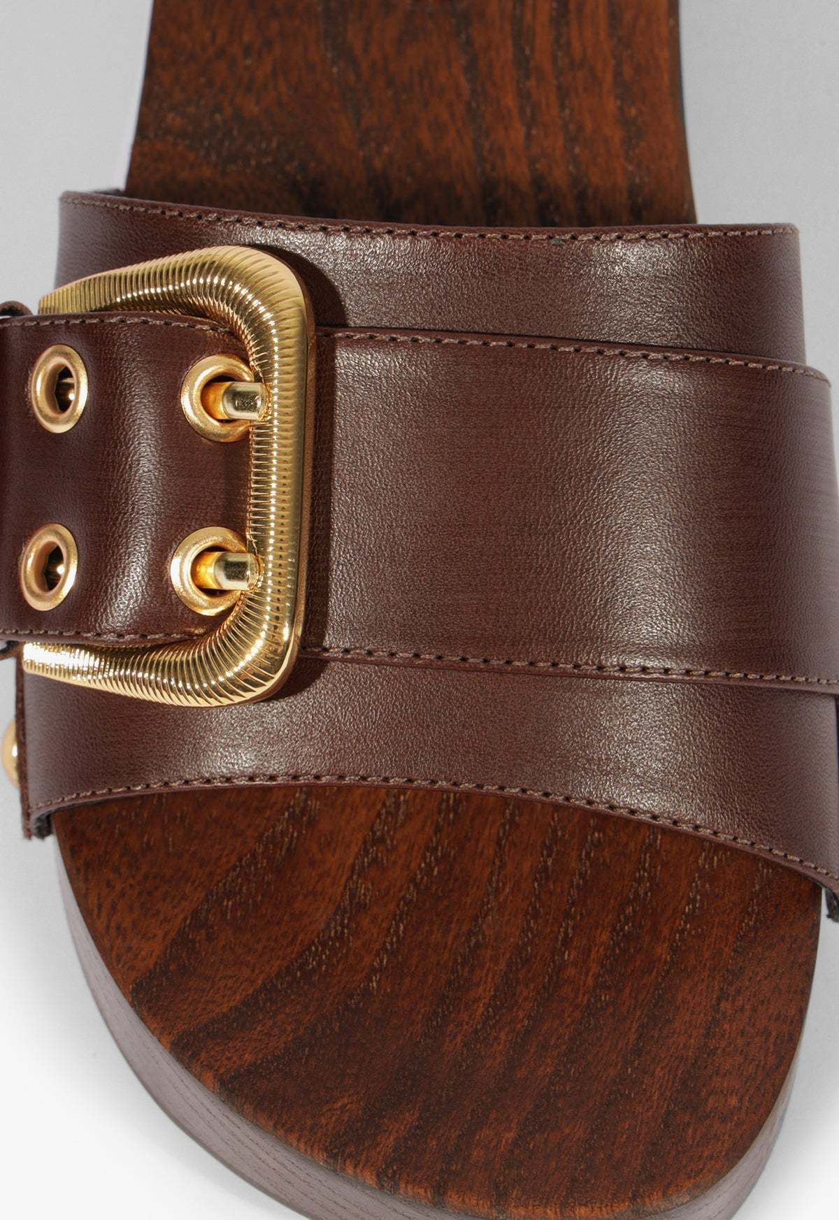 Schutz Irie Low Block Heel Sandals - Taupe - Image 6 of 7