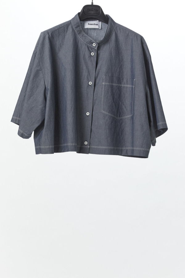 Hache Cropped Mood Shirt