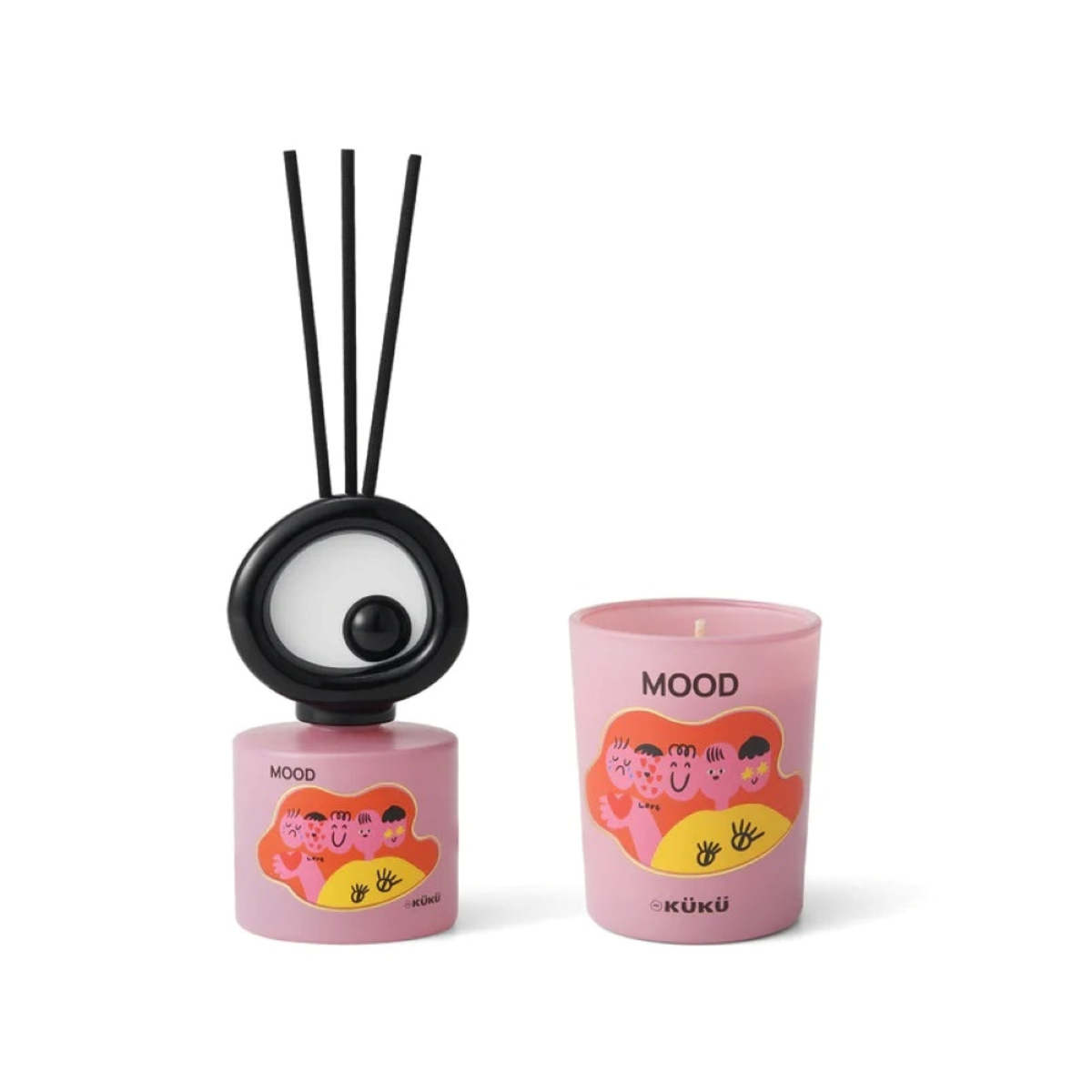 Intent Studio Big Eye Scented Candle & Fragrance Diffuser - Mood (Tomato Leaves) - Image 2 of 4