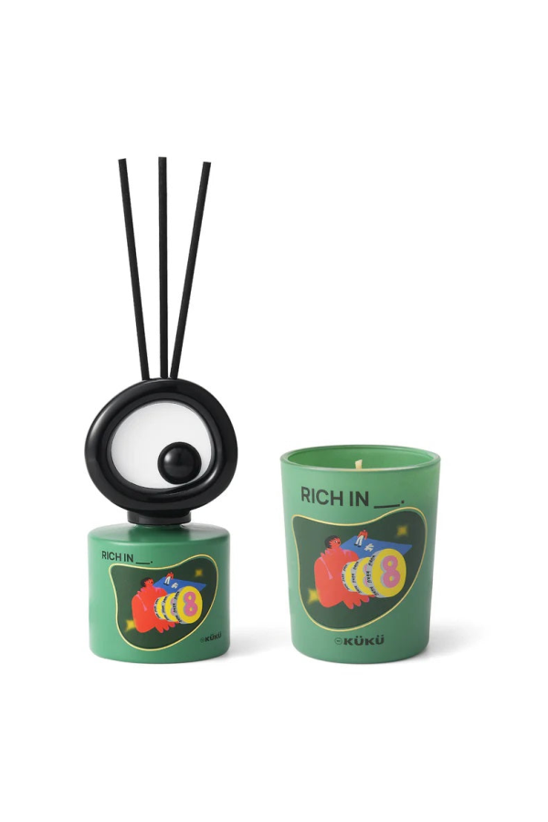 Intent Studio Big Eye Scented Candle & Fragrance Diffuser Set