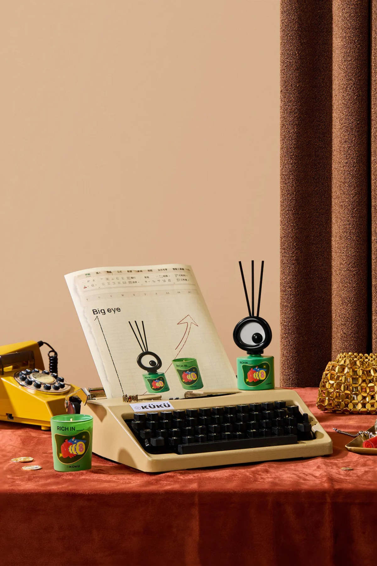 Intent Studio Big Eye Scented Candle & Fragrance Diffuser Set - Image 3 of 4