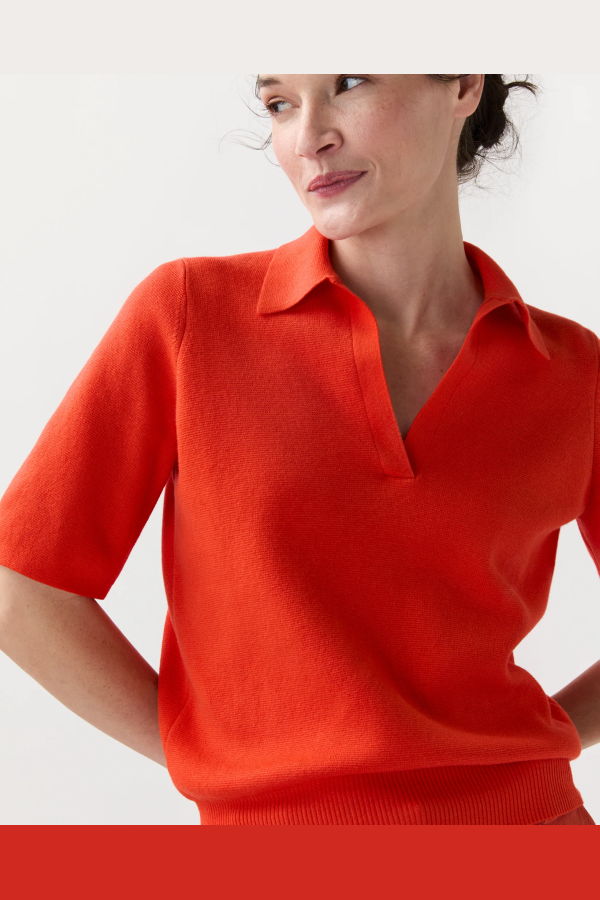Ann Mashburn Alison Sweater Sweater - Bright Orange
