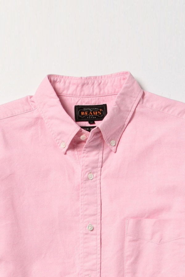 Beams Plus B.D. Oxford Shirt - Pink