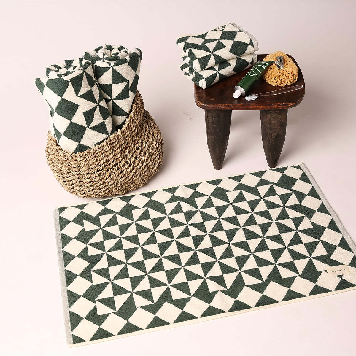 Slowtide Gatsby Bath Towel - Sequoia - Image 8 of 9