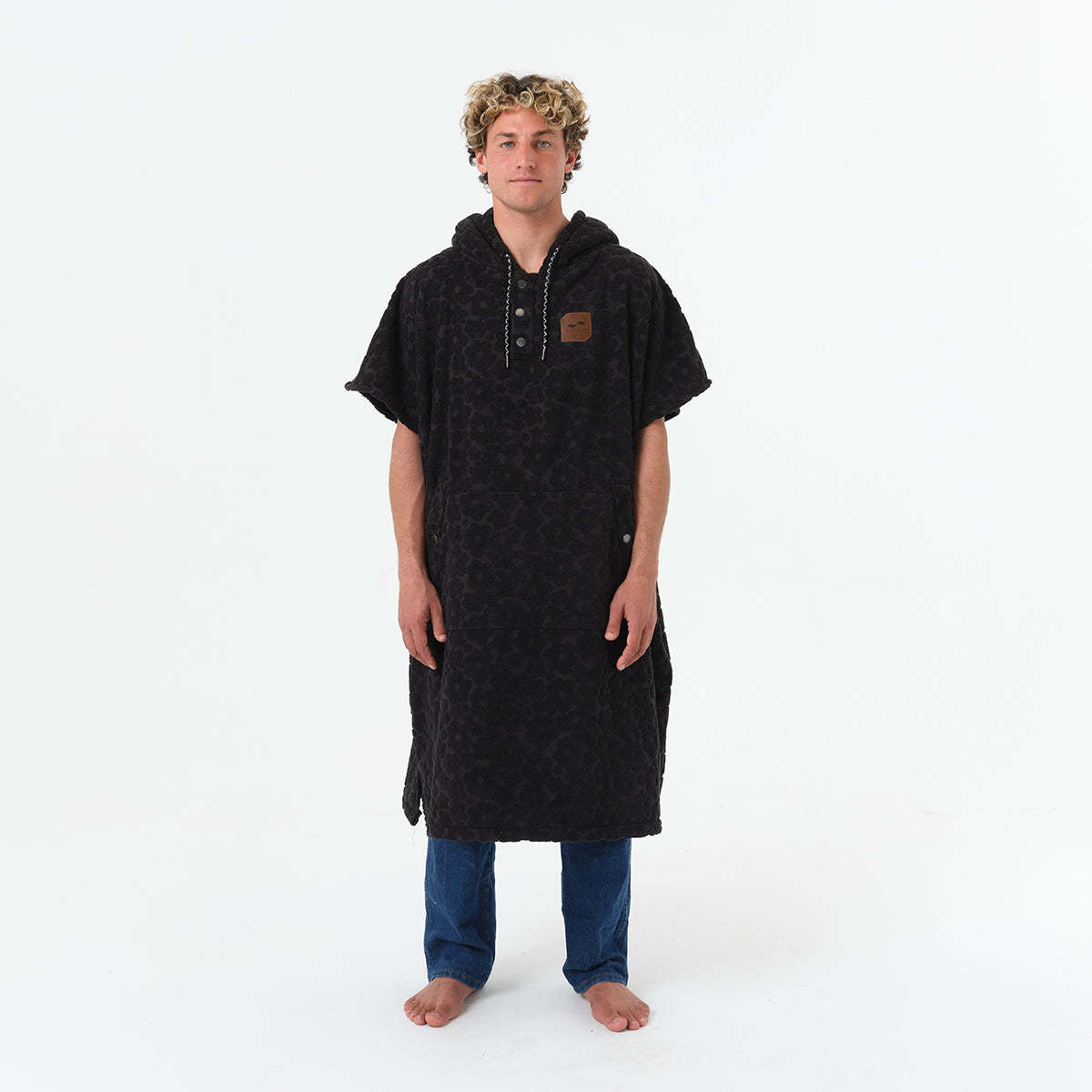 Slowtide Ginny Changing Poncho - Black - Image 1 of 8